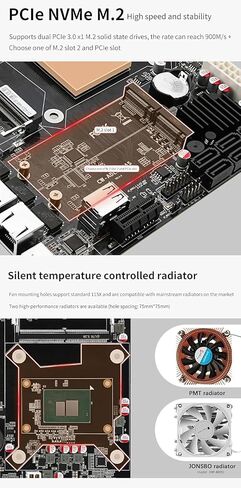 N100/N150 Industrial Motherboard NAS 4 Cores 4 Threads Low Power Processor 4x2.5G i226 Network M.2 Slot 6xSATA DP HDMI 2.0 PCIE ×1 DDR5 (N150 Motherboard) in Kuwait