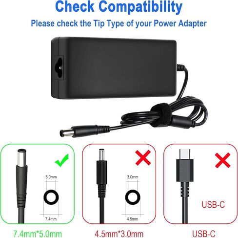 90W 65W AC Adapter Charger for HP Mini Desktop PC 7.4 x 5.0mm Connector in Kuwait
