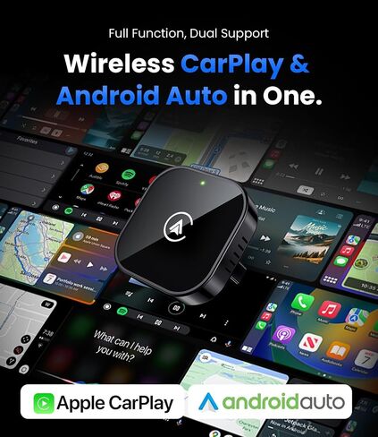 Teeran 2 in 1 Wireless CarPlay and Android Auto Adapter in Saudi Arabia