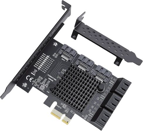 Fabater Versatile PCI E to 9 Port Serial ATA 3.0 Expansion Card Fast Integration Solution for and Systems in Saudi Arabia