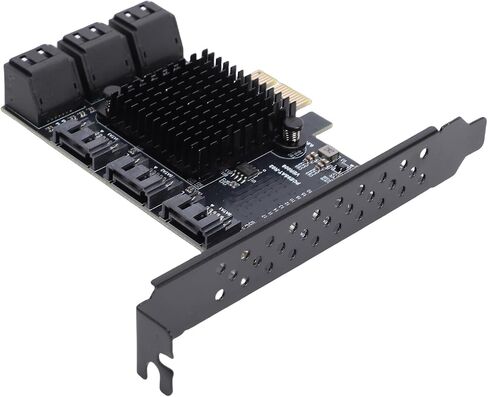 Fabater Versatile PCI E to 9 Port Serial ATA 3.0 Expansion Card Fast Integration Solution for and Systems in Saudi Arabia