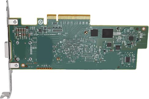 Fabater 8 Port PCIe HBA Controller Card 6Gbs High Performance SAS Expansion Card for High Density Servers, Slim Design in Saudi Arabia