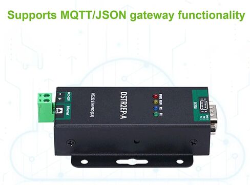 Jiawu Modbus Industrial Serial Server RS232 to RJ45 Converter Module with Signal and Power Isolation Hanging Mounting Installation in Saudi Arabia