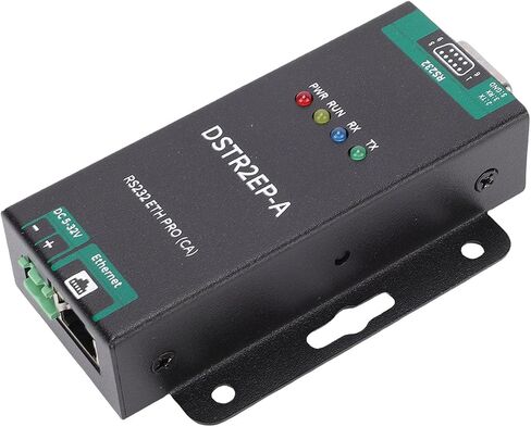 Jiawu Modbus Industrial Serial Server RS232 to RJ45 Converter Module with Signal and Power Isolation Hanging Mounting Installation in Saudi Arabia