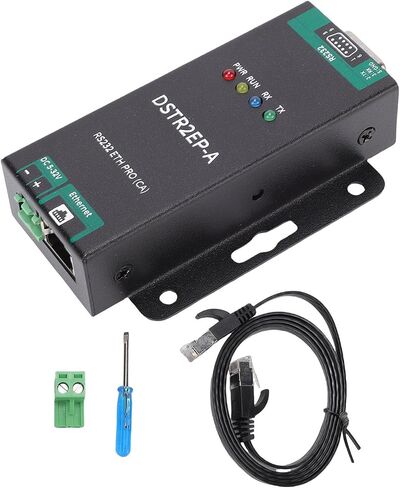 Jiawu Modbus Industrial Serial Server RS232 to RJ45 Converter Module with Signal and Power Isolation Hanging Mounting Installation in Saudi Arabia