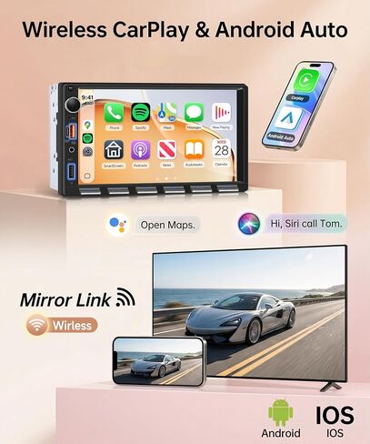 Double Din Car Radio Stereo, 7 inch Touch Screen Radio in Saudi Arabia