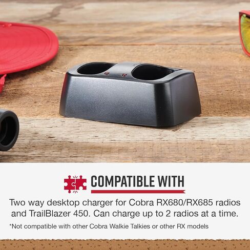 Cobra RX600 Dock Charging Station for 2 Walkie Talkies in Saudi Arabia