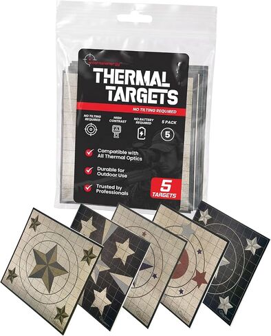 Thermal Targets for Thermal Scopes, High Contrast Zeroing in Saudi Arabia