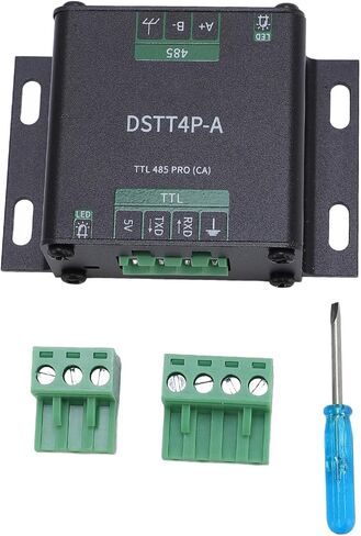 Fabater Aluminum Alloy TTL 485 PRO Isolated Interconverter Serial Port Module with 2 LED Indicator Stable Connection Kit for Robust Setup in Saudi Arabia