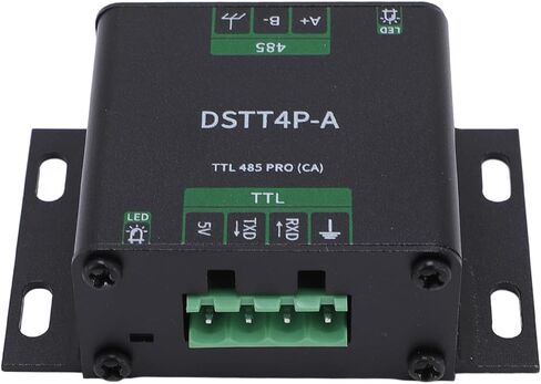 Fabater Aluminum Alloy TTL 485 PRO Isolated Interconverter Serial Port Module with 2 LED Indicator Stable Connection Kit for Robust Setup in Saudi Arabia