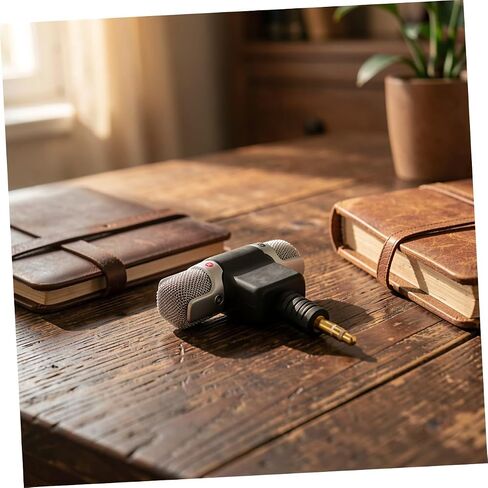 Beavorty 2pcs Compact Laptop Microphone 3.5mm Plug for PC and Md Camera in Saudi Arabia
