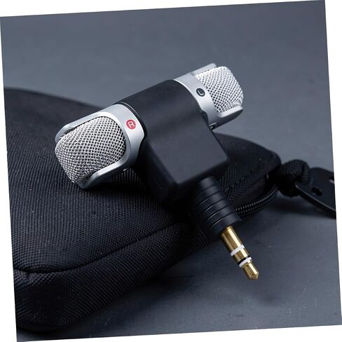 Beavorty 2pcs Compact Laptop Microphone 3.5mm Plug for PC and Md Camera in Saudi Arabia