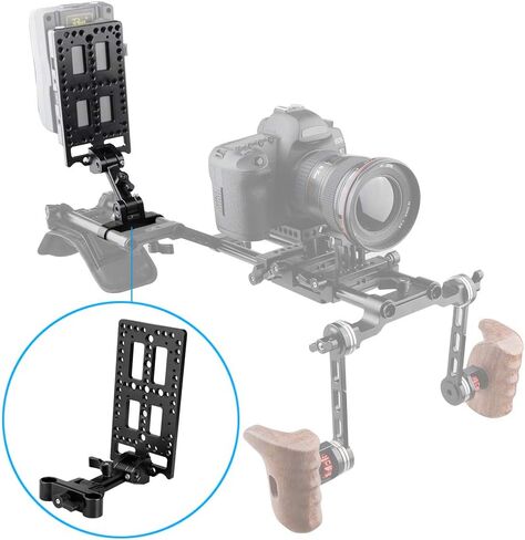 CAMVATE Adjustable Battery Support Bracket with Cheese Plate in Saudi Arabia