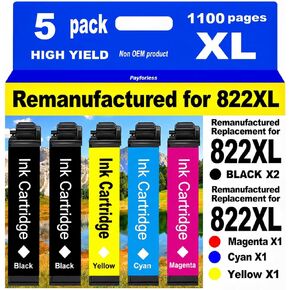 Remanufactured Replacement for Epson 822XL Ink Cartridges in Saudi Arabia