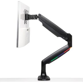 Kensington SmartFit One-Touch Monitor Arm – Height Adjustable Gas Spring for Single Monitor, 13″–32″, 360° Rotation, ±90° Tilt, Cable Management – White (K55470WW) in Kuwait