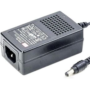 GST25A05-P1J 25W Desktop AC-DC Power Adapter, 5V Output, 2.1mm Barrel Connector, Plastic Enclosure, Short Circuit Protection, Level VI Efficiency, Suitable for IT Applications in Kuwait