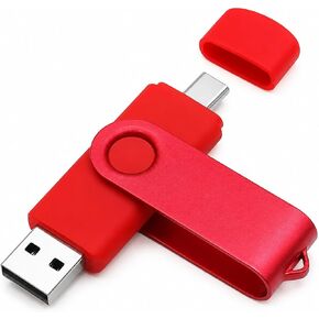 USB C Flash Drive, Portable Type-C Thumb Drive Dual Port USB Memory Stick in Kuwait