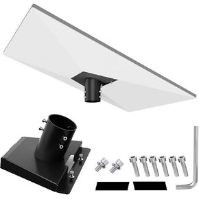 Starlink Gen 3 Pipe Adapter Mount | Heavy Duty Bracket for Permanent Installation | Optimized Ventilation | Low Profile Natural ABS for V3 Router & Power Supply in Saudi Arabia