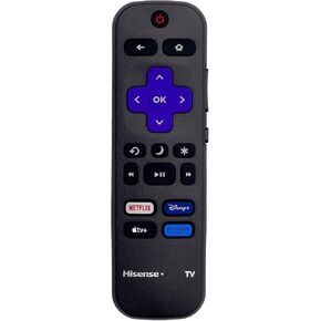 جهاز تحكم عن بعد بديل من OEM لعام 2024 متوافق مع جميع تلفزيونات Hisense Smart 4K roku Ultra HDTV وليس لـ roku Box Stick (Netflix/Disney+/ Apple TV+/ Prime Video+) in Kuwait