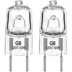 WB08X10057 Light Bulb Fit for GE Microwave Oven 120V 50W Halogen Bulb Lamp Night/Stove/Surface Light Replaces WB08X10051 2PCS in Saudi Arabia