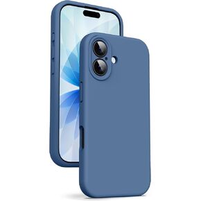 Supdeal Liquid Silicone Case for iPhone 12 Mini, [Camera Protection] [Anti Fingerprint] [Wireless Charging] 4 Layer Phone Case Protective Cover, Built-in Microfiber Case Cover, 5.4", Black in Kuwait