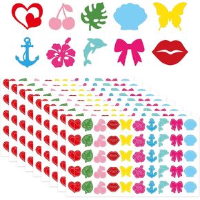 Hawaiian Tanning Bed Stickers, Body Art Decals for Women Sunbathing in Kuwait
