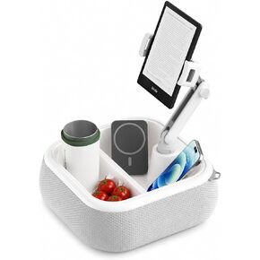 SupeDesk Adjustable Tablet Stand with Floating Storage Basket, Waterproof iPad Holder for Bed, Couch & Poolside, Hands-Free Tablet Stand with Clamp Arm for Tablets, Kindle & Phones in Kuwait