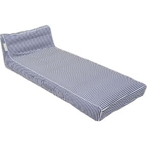 SUNNYLiFE Le Weekend Luxe Lie-On Lounger, Navy, PVC/Polyester, 70.87 x 33.46 x 19.69 inches, 8.38 lbs in Saudi Arabia