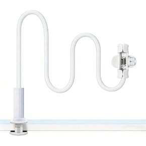 Adjustable Feeding Tube Holder with Telescopic Pole Bendable Arm - Stable Tube Rack with Clamp for Enteral Gravity Syringe, Pump Feeding & Travel(Black) in Saudi Arabia
