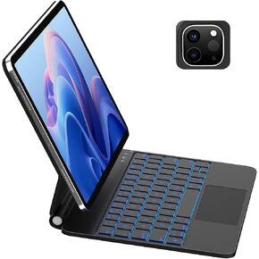 CC Store for iPad Air 11 inch Case with Keyboard Floating Stand, 7 Backlit in Kuwait