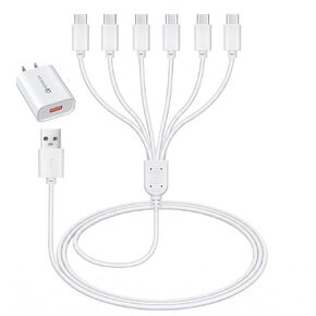 USB C Charger Cable for Under Cabinet Lighting, with 6 Type C Ports in Kuwait