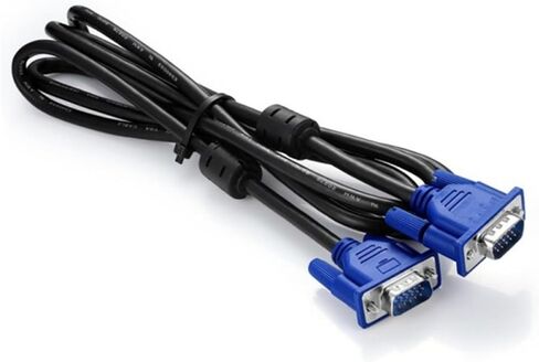VGA Cable VGA Male to Male Extension Cable for PC Monitors ProjectorHigh Resolution Video Cable Computer Monitors Cable in Saudi Arabia
