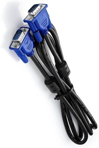 VGA Cable VGA Male to Male Extension Cable for PC Monitors ProjectorHigh Resolution Video Cable Computer Monitors Cable in Saudi Arabia
