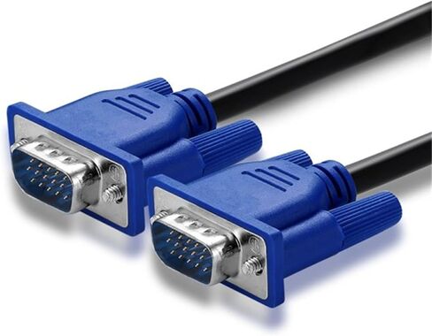 VGA Cable VGA Male to Male Extension Cable for PC Monitors ProjectorHigh Resolution Video Cable Computer Monitors Cable in Saudi Arabia