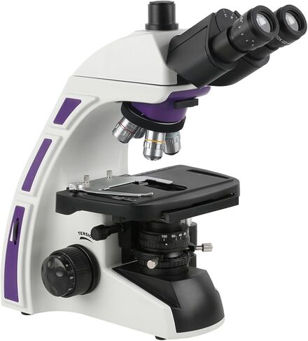 1000X Lab Medical Scientific Research Biological Microscope Trinocular Binocular Microscope Achromatic Correction Optical System,48MP 2K USB in Saudi Arabia