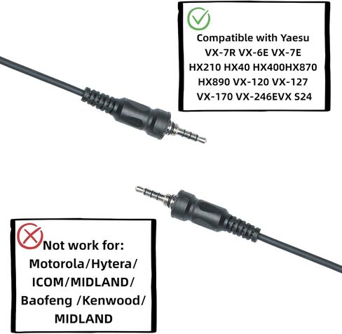 Speaker MIC Microphone Compatible with Yaesu VX-6R VX-7R VX-6E in Kuwait