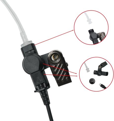 Covert Acoustic Tube Earpiece for Motorola XTS1500 XTS2500 XTS3000 XTS5000 HT1000 Radio 2 PCS in Saudi Arabia