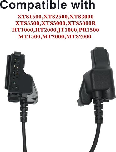 Covert Acoustic Tube Earpiece for Motorola XTS1500 XTS2500 XTS3000 XTS5000 HT1000 Radio 2 PCS in Saudi Arabia