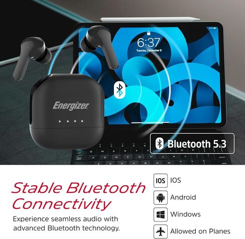 Energizer True Wireless Bluetooth Earbuds Smartphone Tablet Laptop_UB2000 in Saudi Arabia