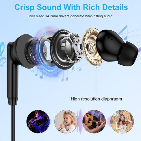 USB C Headphones Samsung Wired for Galaxy S25 Ultra FE S25+ A17 A07 A26 A27 in Saudi Arabia