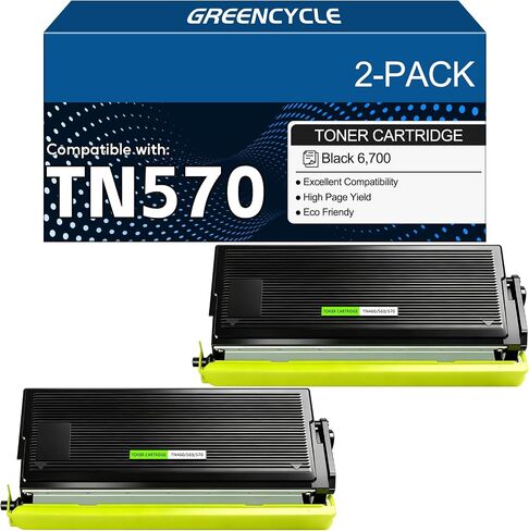 greencycle 1 Pack TN570 high Capacity Toner Cartridge Replacement Compatible for Brother TN-570 TN540 TN-540 Work with HL-5140 5170N MFC-8220 8440 8840 8840DN MFC-8640D DCP-8040 8045D Laser Printer in Saudi Arabia