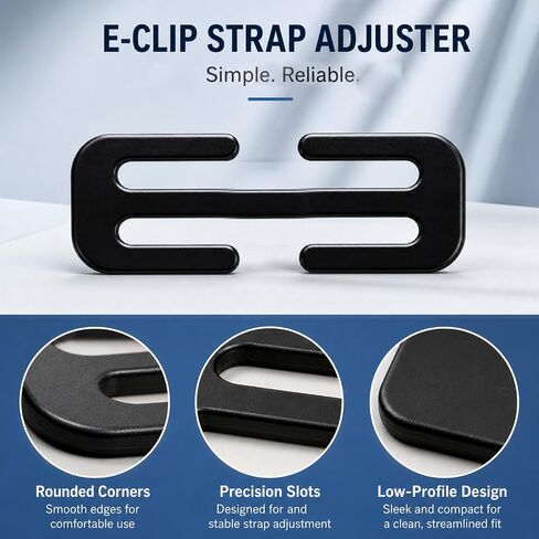 4-Pack Seatbelt Adjuster, Stainless Steel E-Clips for Seat Belt Adjustment and Strap Management, Secure Fit for Short People and Daily Commuters, Outdoor Equipment and Tactical Gear Organization in Saudi Arabia