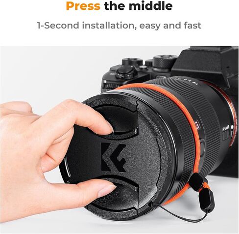 K&F CONCEPT 95mm 4-in-1 Center Pinch Lens Cap Cover + True Color Variable Fader ND2-32 ND Filter and CPL Circular Polarizing Lens Filter in 1 in Saudi Arabia