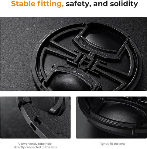 K&F CONCEPT 95mm 4-in-1 Center Pinch Lens Cap Cover + True Color Variable Fader ND2-32 ND Filter and CPL Circular Polarizing Lens Filter in 1 in Saudi Arabia