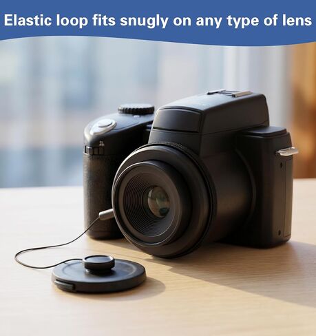 5 Pack Lens Cap Leash, Secure Fit Lens Cap Keeper with Elastic String in Saudi Arabia