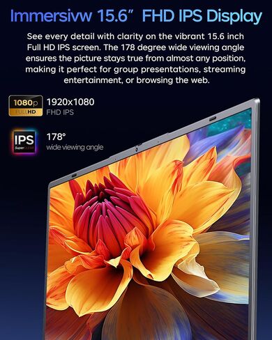 15.6'' Laptop 12GB RAM 256GB SSD, Pentium Gold 6500Y, FHD IPS Screen in Kuwait