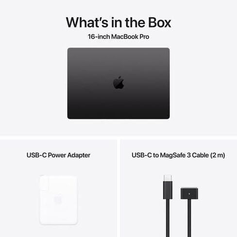 Apple 2024 MacBook Pro with Apple M4 Max Chip (16-inch, 48GB RAM, 1TB SSD Storage) (QWERTY English) Space Black (Renewed) in Kuwait