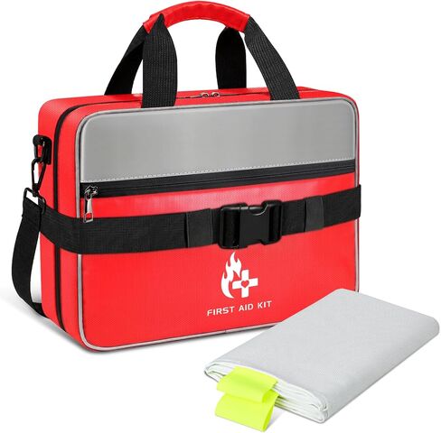 Tamfile 555 Piece First Aid Kit, Fireproof Waterproof Trauma Medical Kits in Kuwait