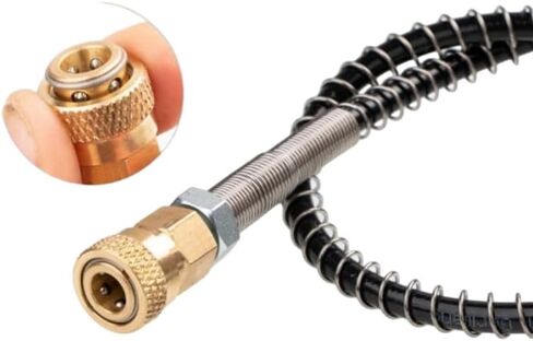 20in Paintball Airsoft PCP Fill Hose,Paintball Filling Equipment Whip Hose with Double 8mm Male Connector in Saudi Arabia