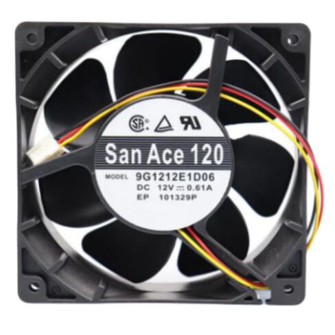 9G1212E1D06 12V 0.61A 120X120X38MM 3-Wire Cooling Fan in Saudi Arabia